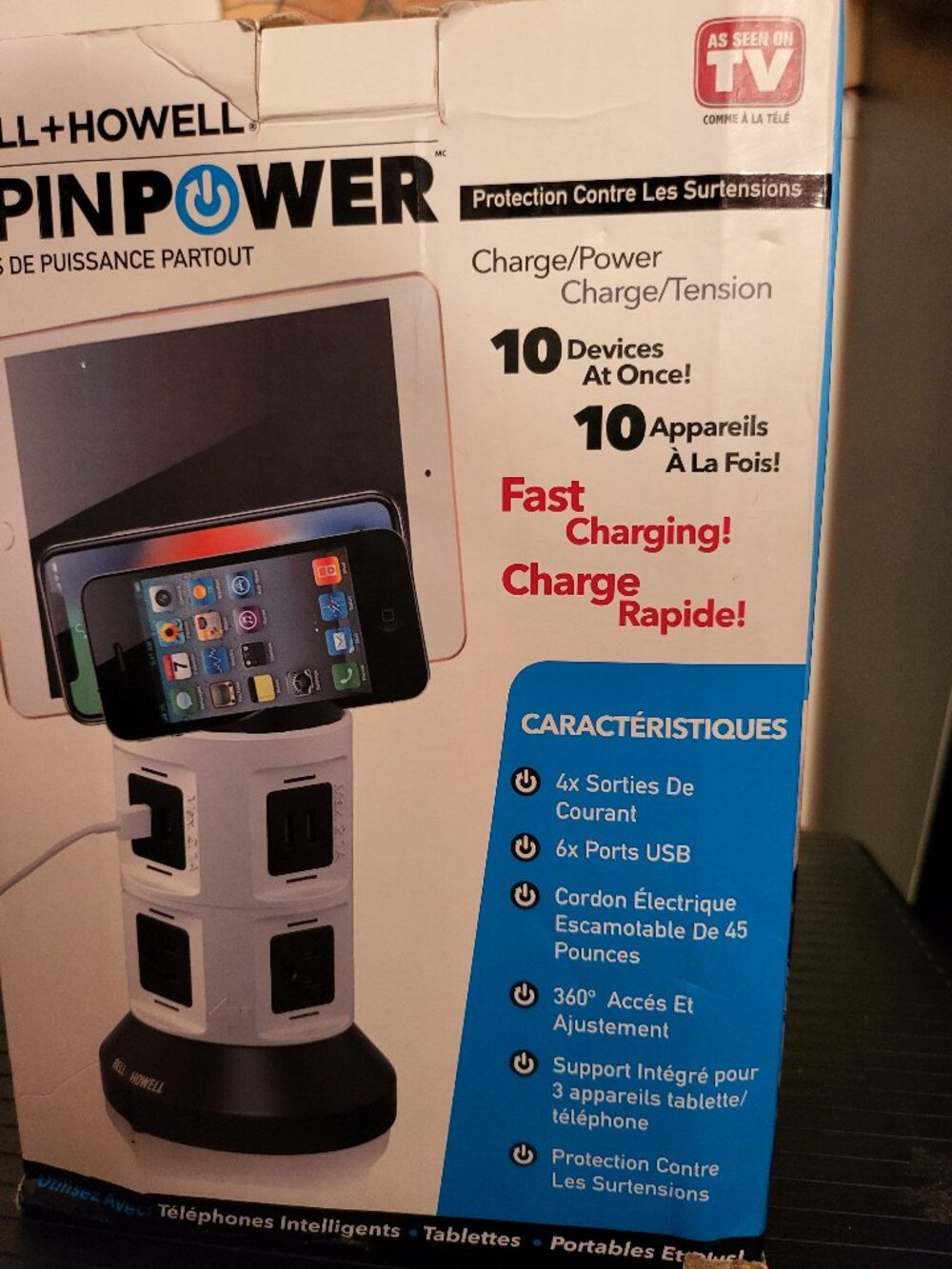 BELL HOWELL OUTLET/CHARGER